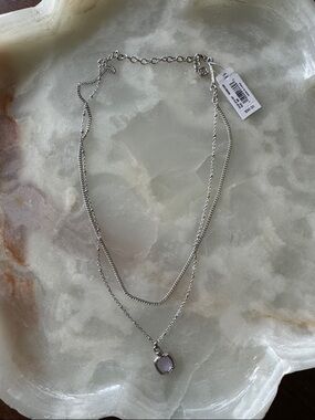 Kendra Scott Davie Intaglio multi strand necklace